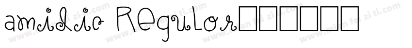 Amidic Regulor字体转换